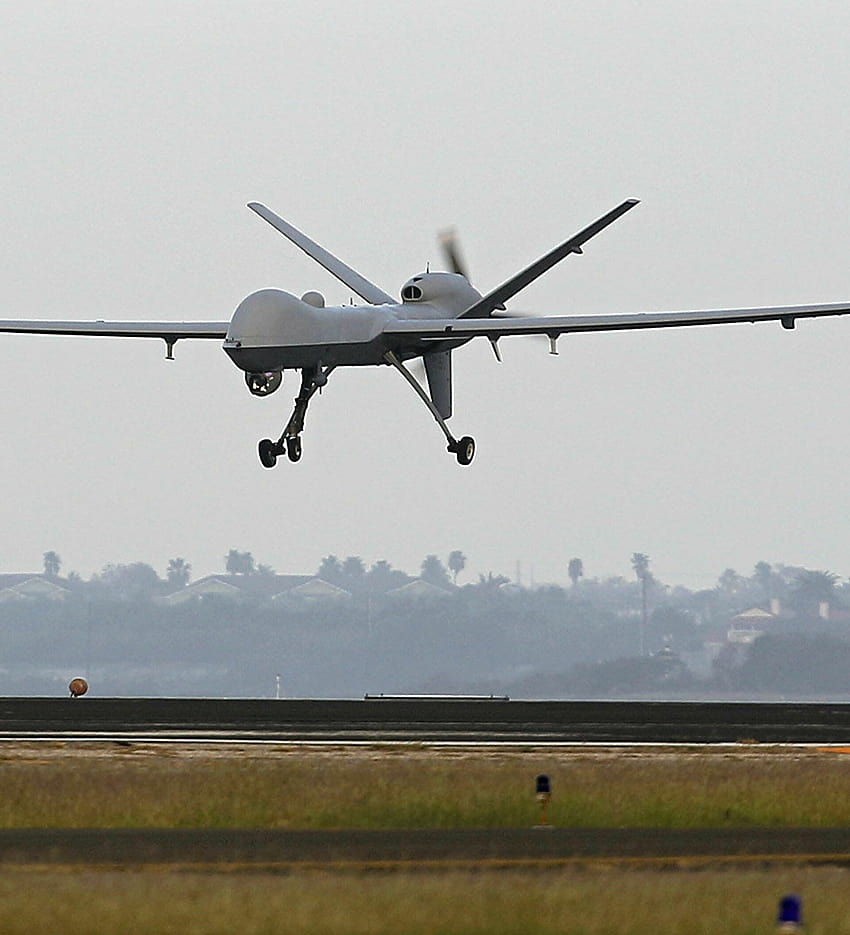 : Exército dos EUA mostra dispositivo misterioso de 'blasfêmia' anexado ao drone Grey Eagle, general atomics mq 1c grey eagle Papel de parede de celular HD