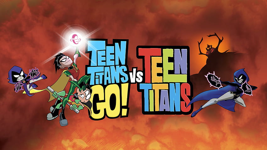 Гледайте Teen Titans Go! Срещу. Teen Titans Онлайн, teen titans излизат срещу teen titans HD тапет