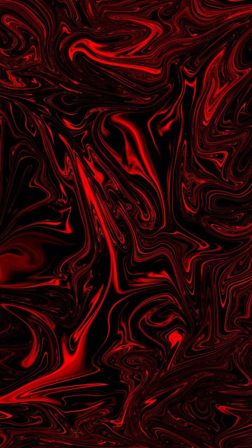 Logam cair merah oleh Milos wallpaper ponsel HD