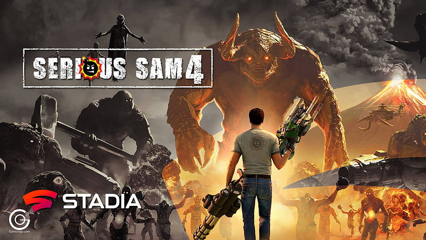 Serious Sam 4 gameplay trailer released HD wallpaper