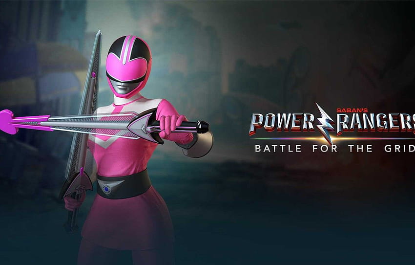 game, weapon, pink, warrior, swords, Power Rangers, Jen Scotts, Time Force, nWay, Power Rangers: Battle for the Grid , section игры, pink power ranger HD wallpaper