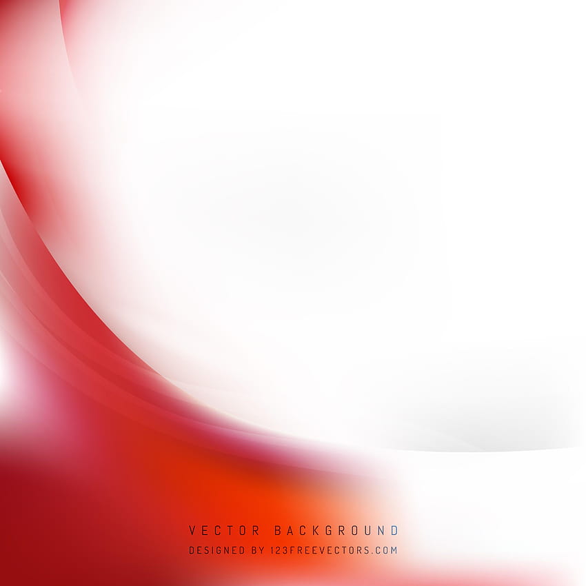 Desain Latar Belakang Gelombang Merah Putih, latar belakang merah dan putih wallpaper ponsel HD