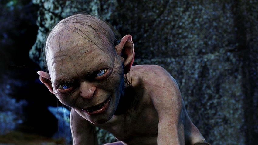 gollum the lord of the rings middle earth blue eyes and, smigol HD wallpaper