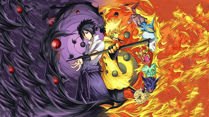 Bataille Naruto Vs Sasuke, naruto et sasuke se battent Fond d'écran HD