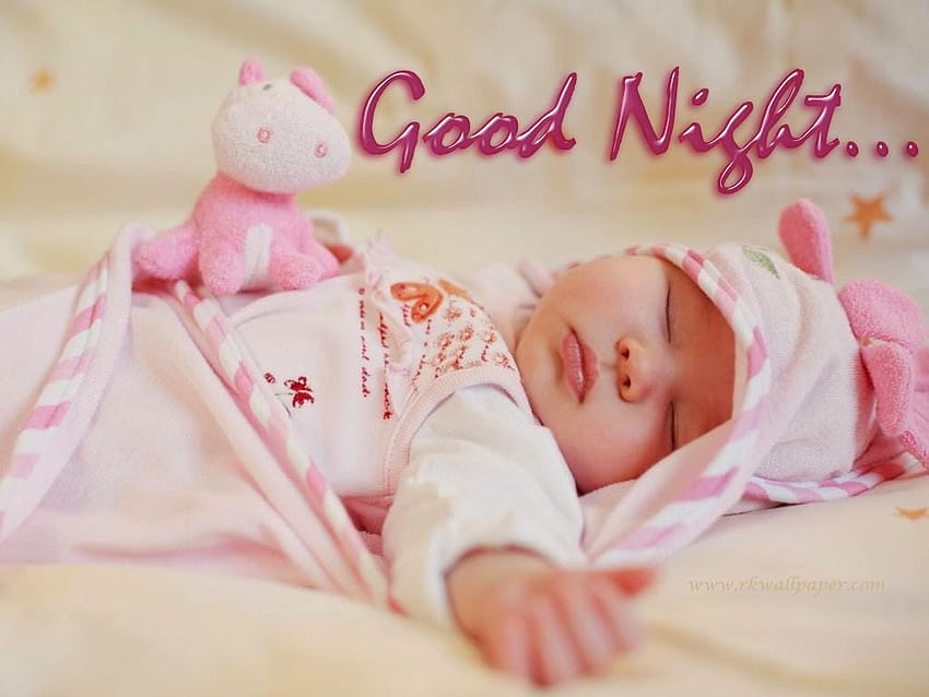 Carte de voeux : Cute Boy Good Night Best Greeting, bonne nuit bébé Fond d'écran HD
