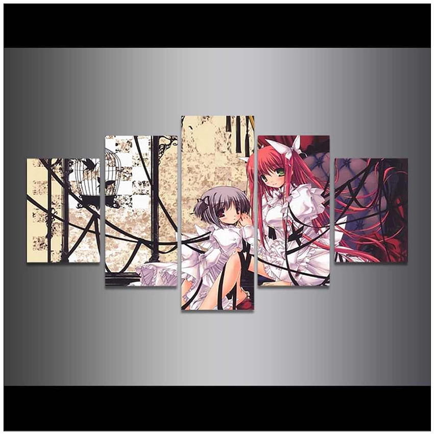 Japan Poster Scenery Anime Cute Girl Canvas, anime room artwork HD phone wallpaper