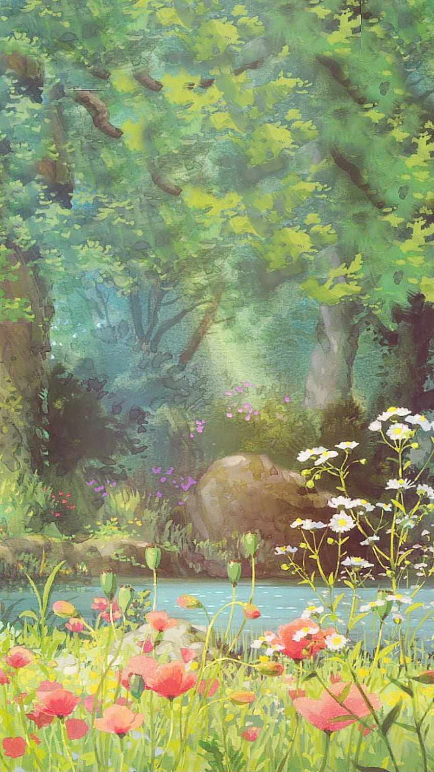 Studio Ghibli Scenery iPhone, ghibli phone HD phone wallpaper | Pxfuel