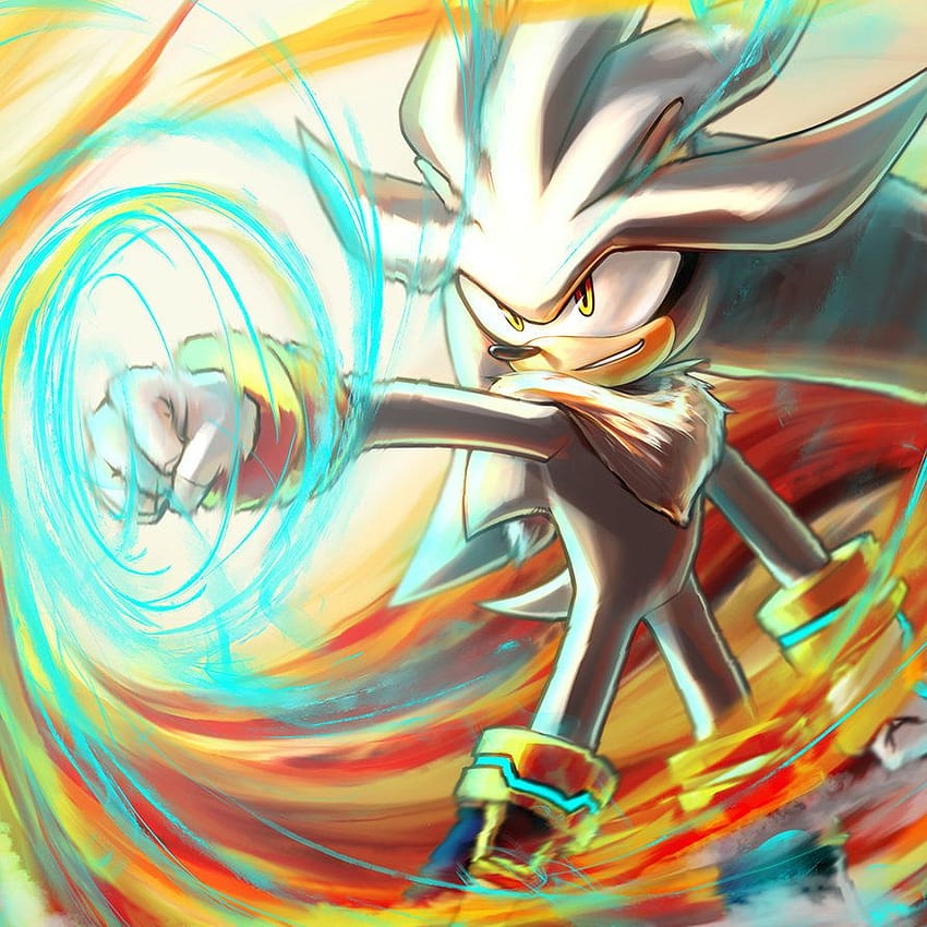Silver The Hedgehog posted by ジョン・アンダーソン, silver sonic HD電話の壁紙