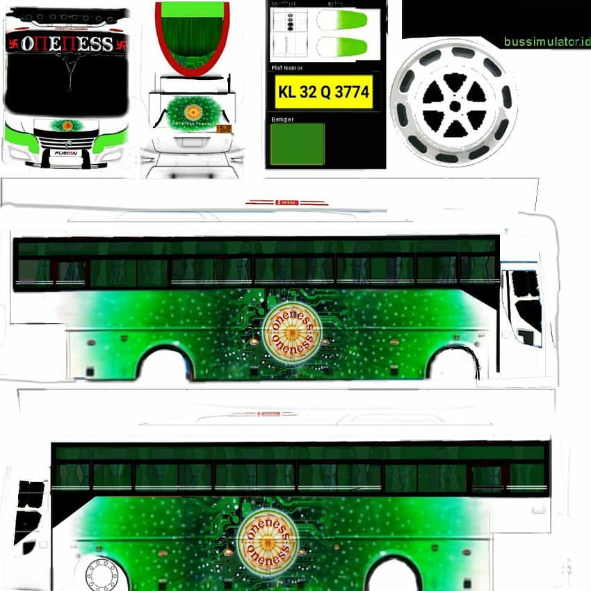 Kesatuan perjalanan livery bus wallpaper ponsel HD