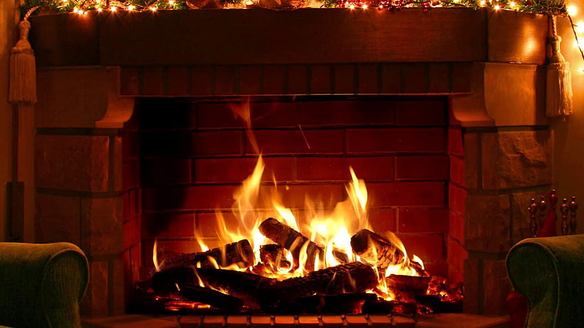 Fireplace Video Christmas Youtube, christmas winter fireplace HD wallpaper