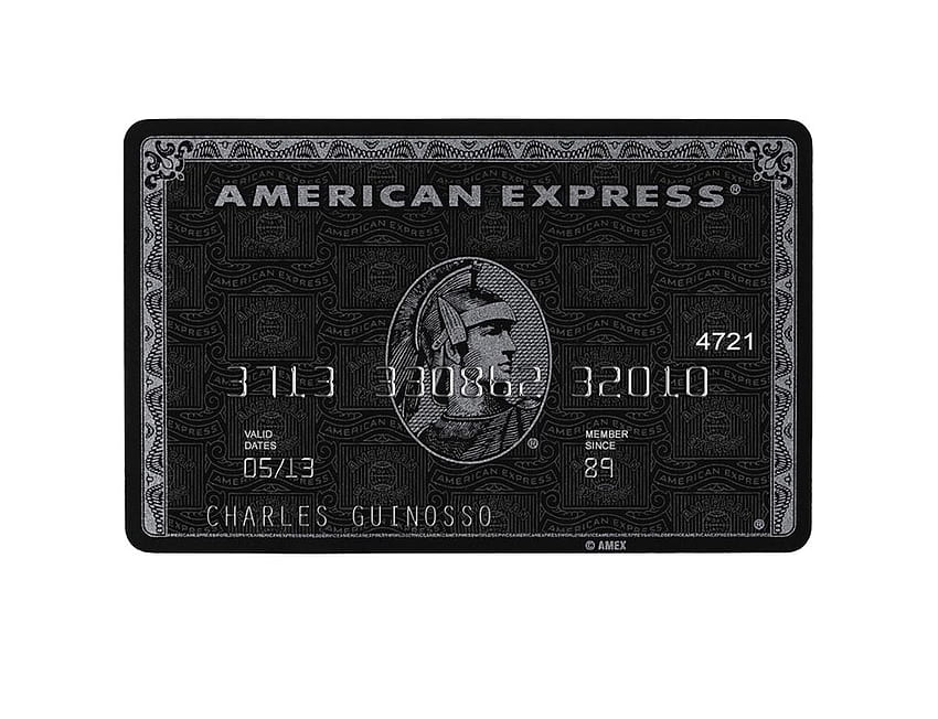 PSD шаблон на кредитна карта American Express Centurion през 2021 г., amex HD тапет