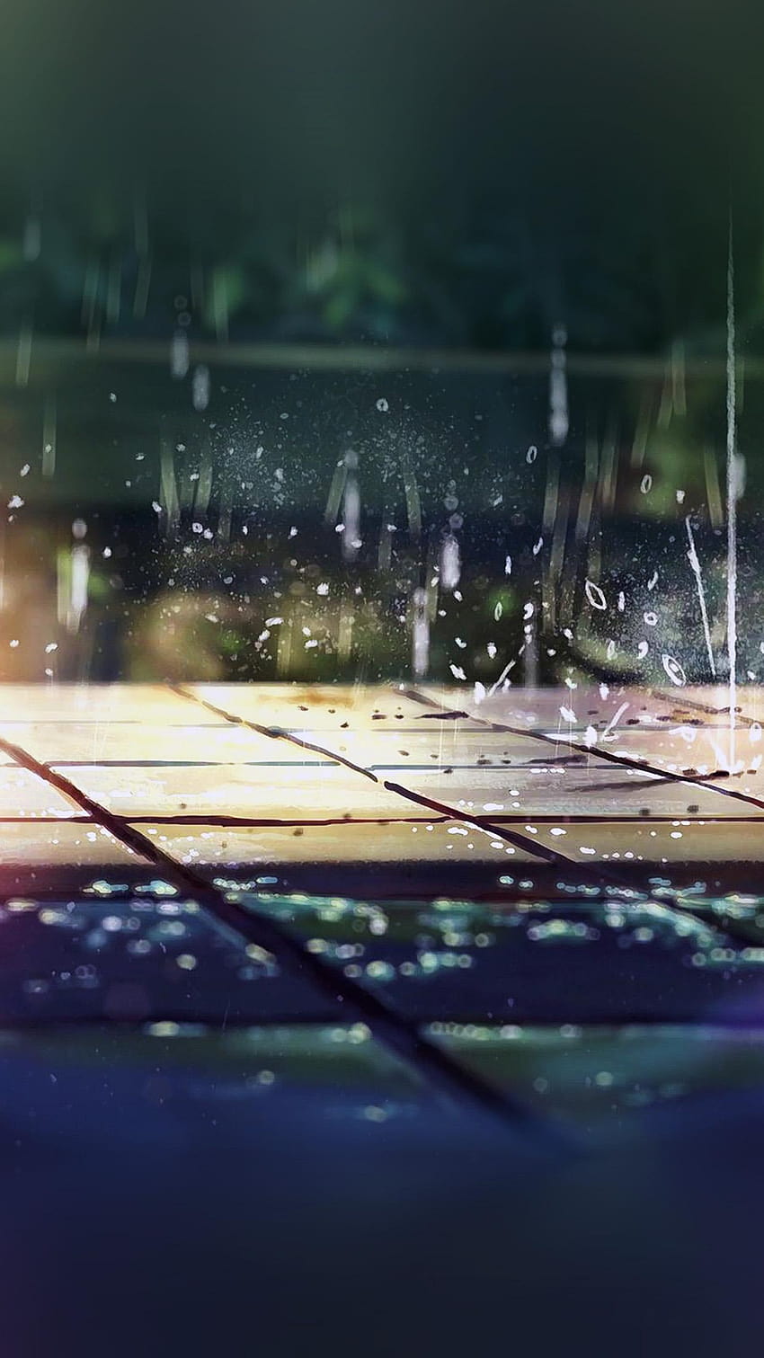 iPhone6papers, telepon hujan anime wallpaper ponsel HD