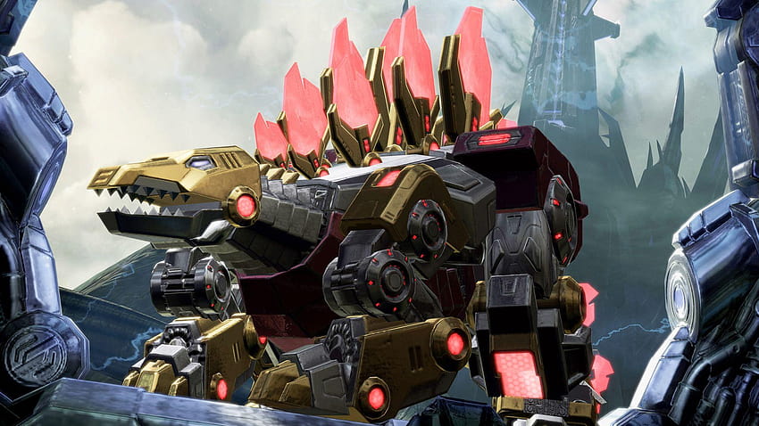 Dinobots Swoop, Slug und Snarl in Transformers: Fall of enthüllt, Transformers im Mittelpunkt HD-Hintergrundbild