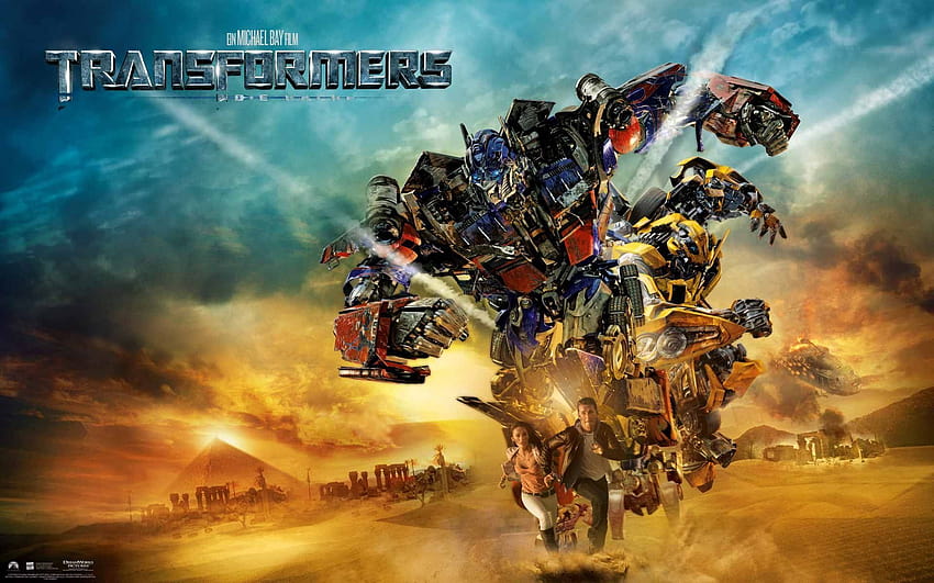 Transformers: Revenge Of The Fallen Group, transformers battle of egypt HD wallpaper