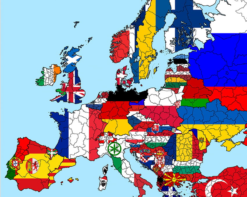 Avrupa Haritası, Avrupa Haritası HD duvar kağıdı