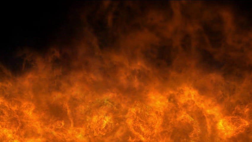 ビデオの背景 – 視覚効果の火が煙で燃え、背景が燃える 高画質の壁紙