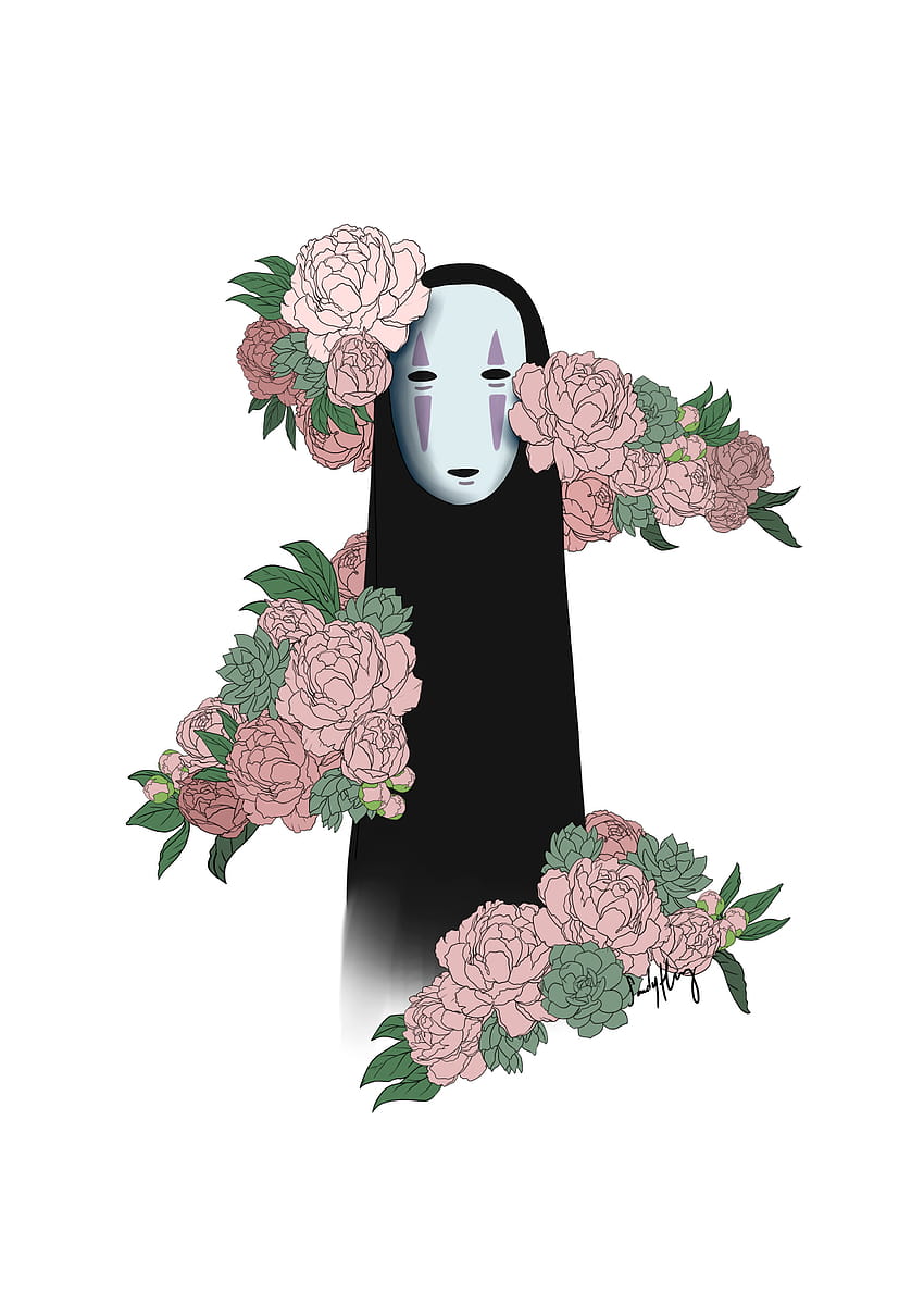 a W.I.P of No Face from Spirited Away. have i mentioned i stream games and drawing? www.twitch.tv/sandieee, no face spirited away HD phone wallpaper