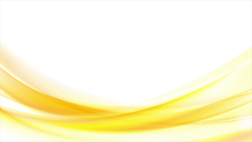 明るい黄色オレンジぼやけて白い背景、黄色の背景に抽象的な波 高画質の壁紙