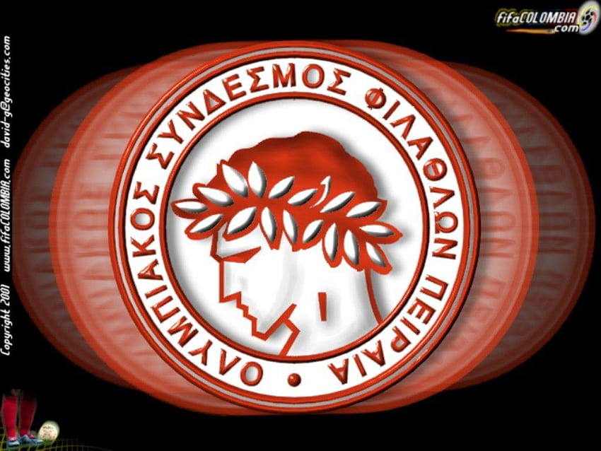 olympiakos logo Colouring Page, olympiacos fc HD wallpaper