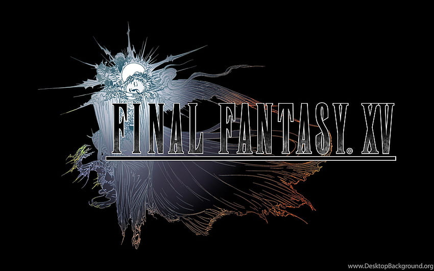 Logo Game Final Fantasy XV 2560x144... 855 Latar belakang, logo final fantasy Wallpaper HD