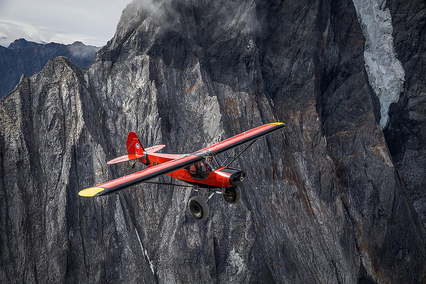 Епично летящо сафари в Аляска, самолет HD тапет