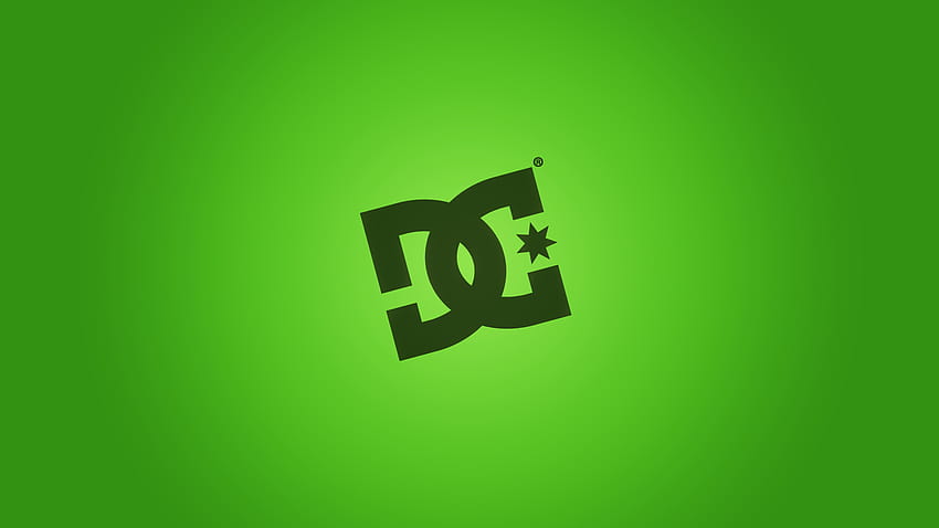 Green Backgrounds And DC Shoes Logo, dc logo HD wallpaper | Pxfuel