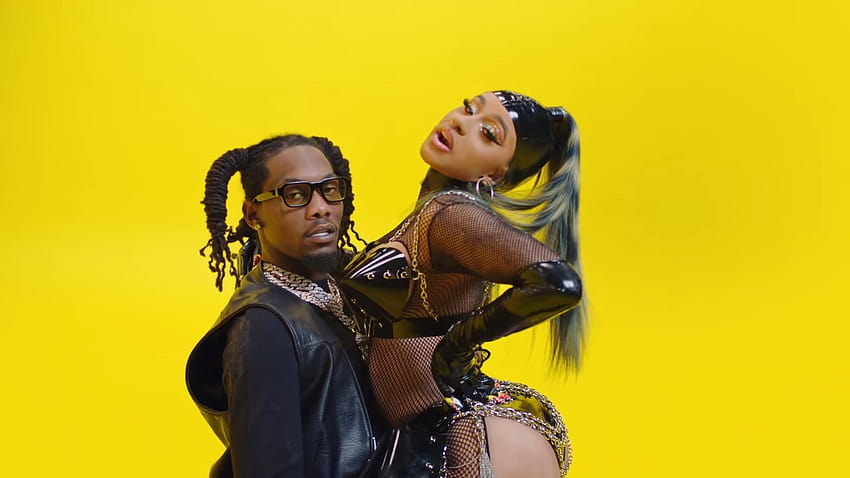 Cardi B gives husband Offset a lap dance in new Clout video, nicki minaj and offset HD wallpaper