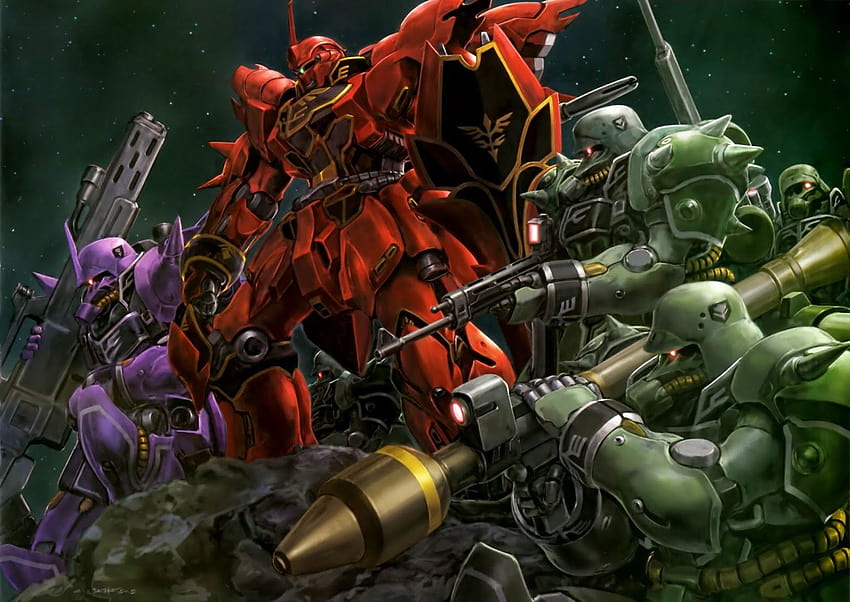 Zaku II Gundam 4K Wallpaper 62578