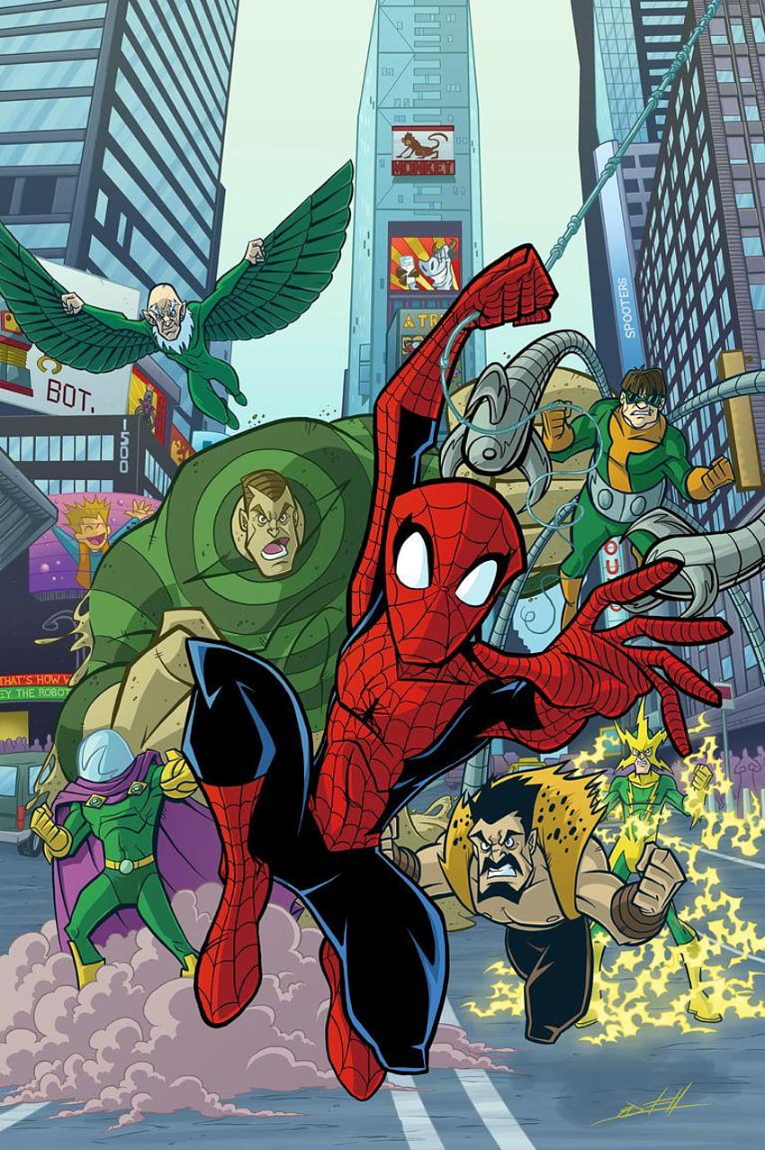 Spiderman vs los seis siniestros de natelovett, espectacular hombre araña  fondo de pantalla del teléfono | Pxfuel