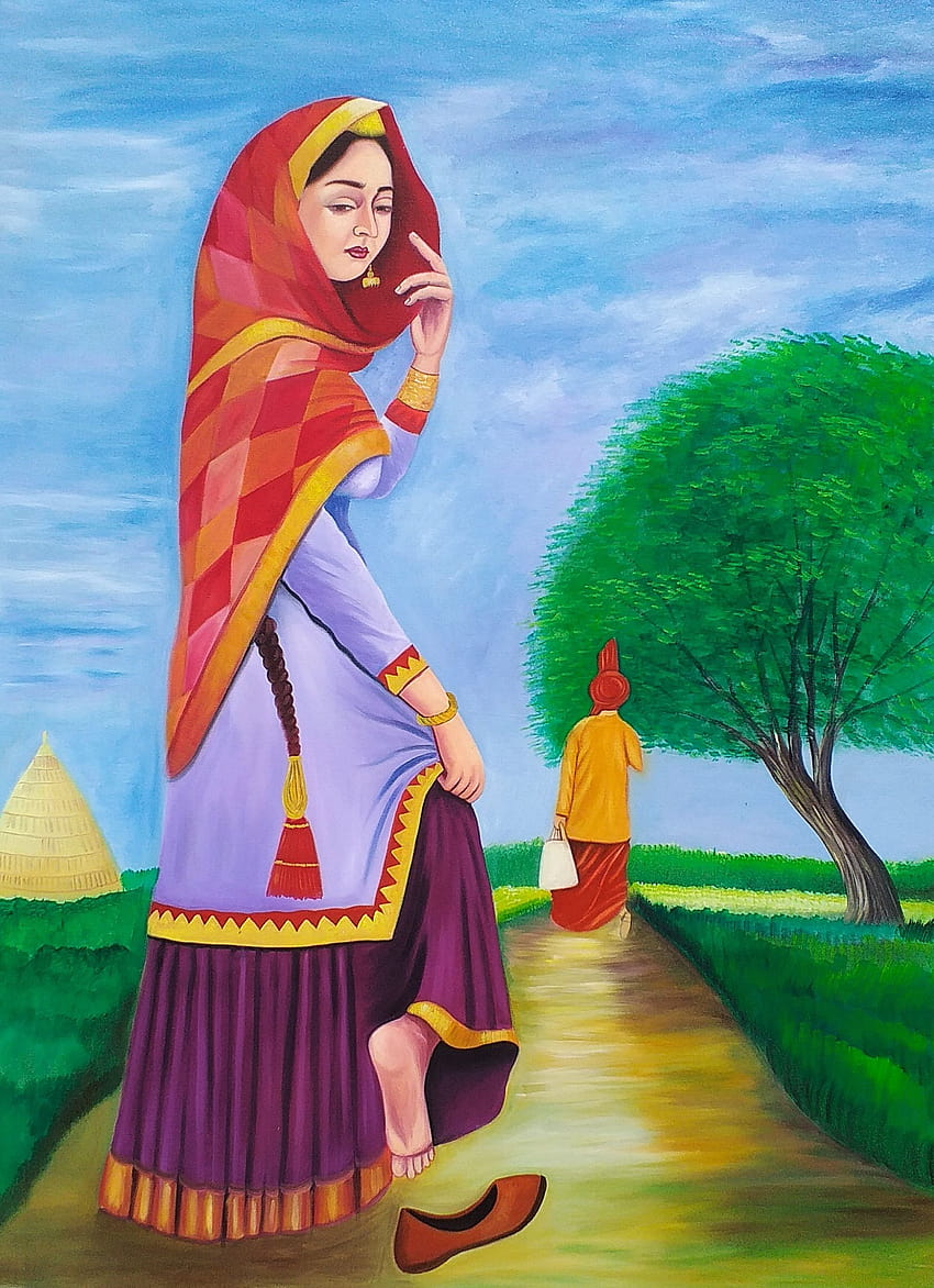 ਰੰਗਲਾ ਪੰਜਾਬ, budaya punjabi wallpaper ponsel HD