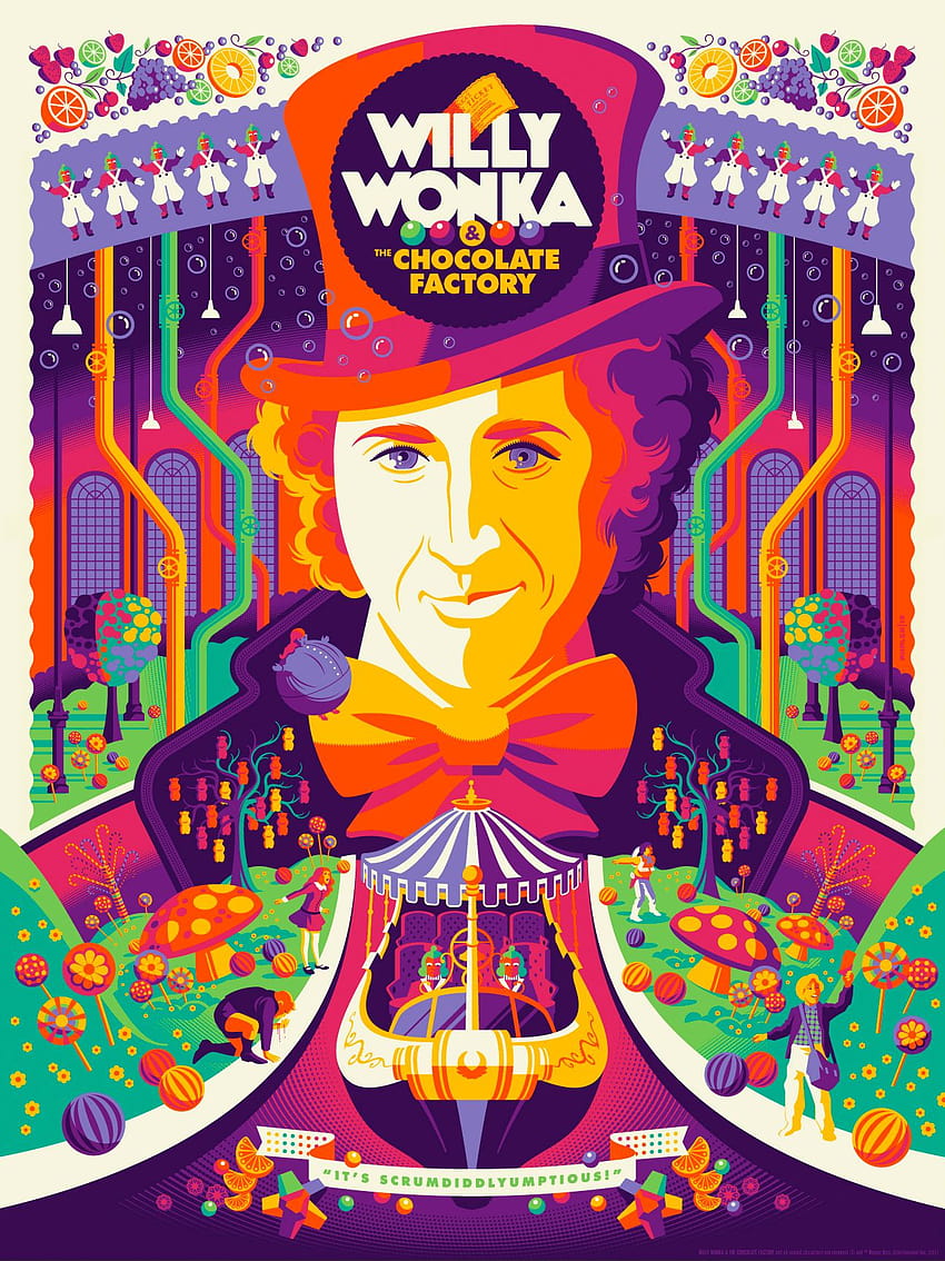 willy wonka and the chocolate factory HD phone wallpaper