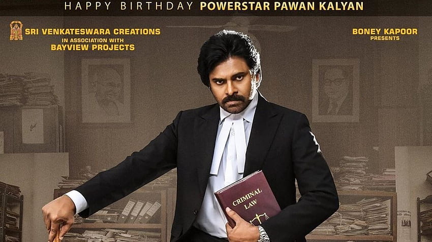 On Pawan Kalyan's birtay, Vakeel Saab makers release motion poster, announce financial aid to fans who died, pawan kalyan vakeel saab HD wallpaper