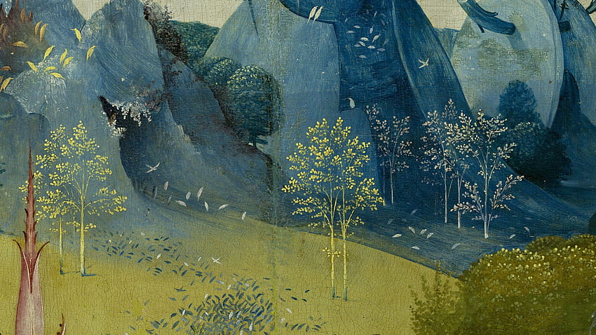 Hieronymus Bosch Landschaftsmalerei HD-Hintergrundbild