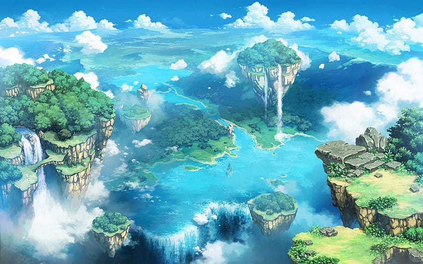 Anime Landscape Phone, minimalist anime scenery HD wallpaper