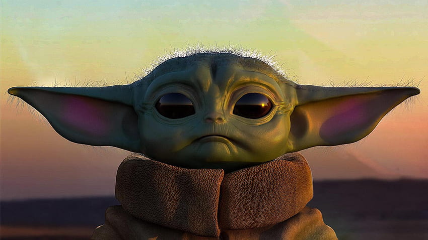 Baby Yoda dengan lightsaber. [2048×2048] :, bayi yoda 1920x1080 Wallpaper HD
