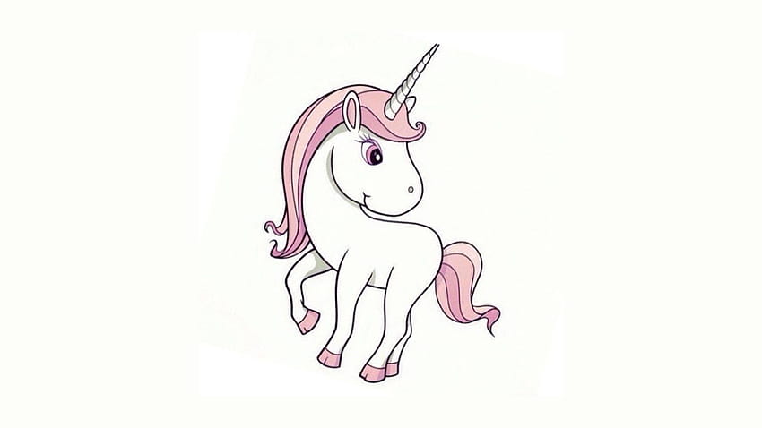Cute unicorn, unicorn drawings HD wallpaper