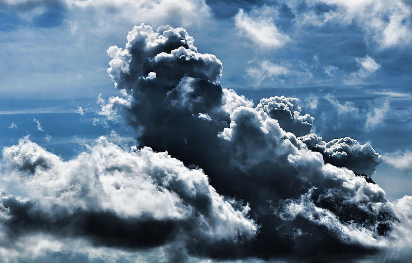 clouds, clouds, bad weather , section природа, meteorological HD wallpaper