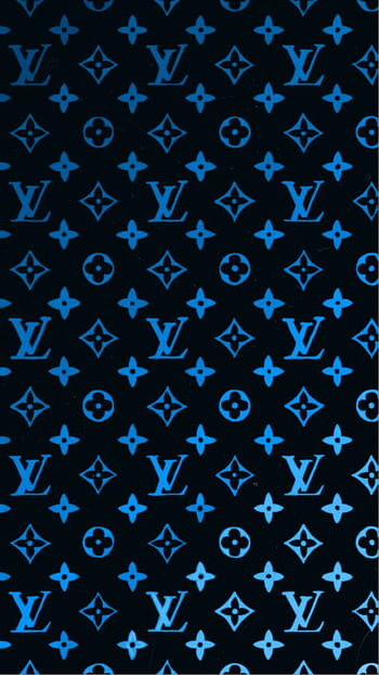 wallpaper for desktop, laptop  vf21-louis-vuitton-blue-pattern-art