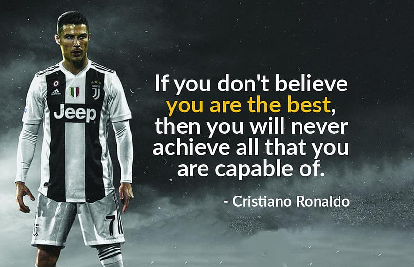 Las 24 frases más motivadoras de Cristiano Ronaldo, motivación de ronaldo fondo de pantalla