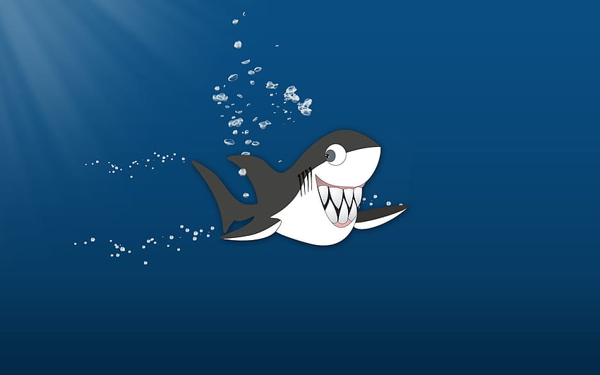 Cool Cartoon Shark, anime shark HD wallpaper