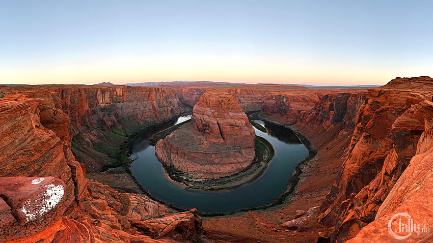USA, horseshoe bend colorado river arizona HD wallpaper