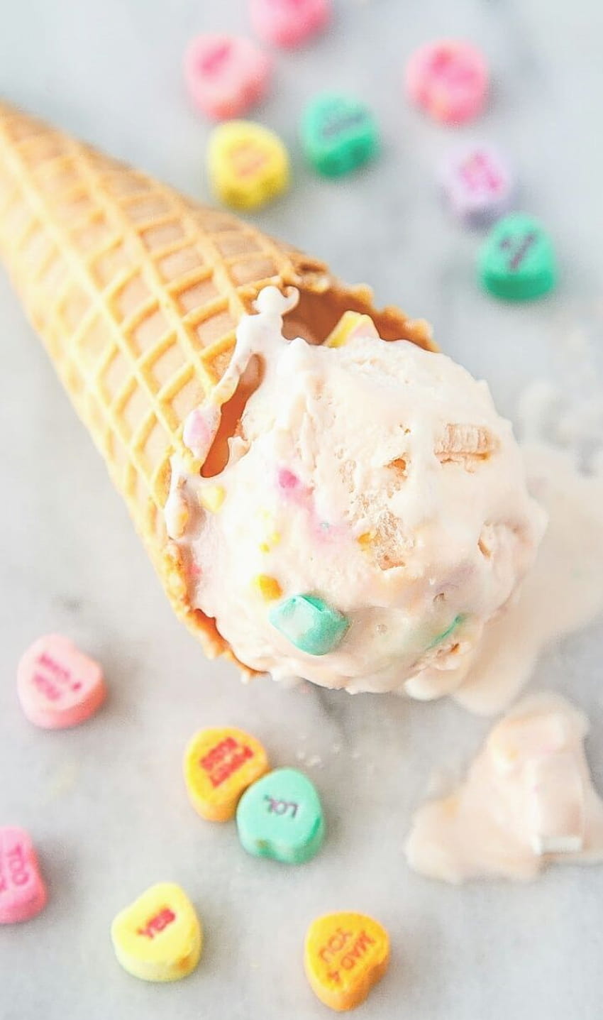 Ice cream,candy, decor, decoration, delicious, dessert, food, ice, pastel, pink, style, sugar, sweet, sweets, we heart it, iphone, pastel color, beautiful food, pink ice cream, pastel food, beauty food, sweet food HD phone wallpaper