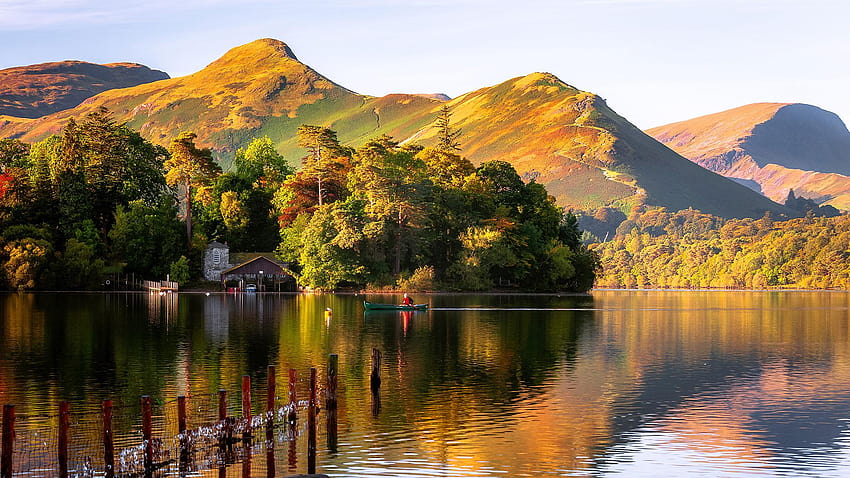 Lake District ของอังกฤษ: สถานที่ซื้อบ้านในสวรรค์ของนักปีนเขา ทะเลสาบวินเดอร์เมียร์ วอลล์เปเปอร์ HD