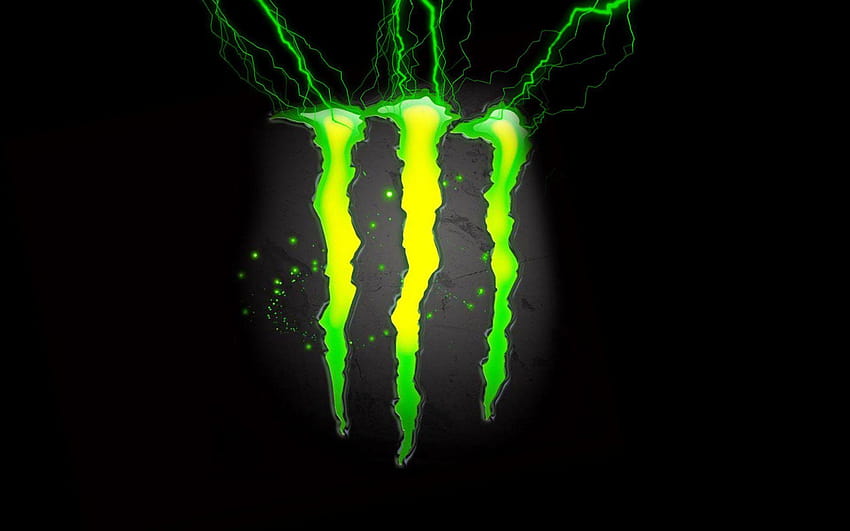 Monster Energy, лого на чудовище HD тапет