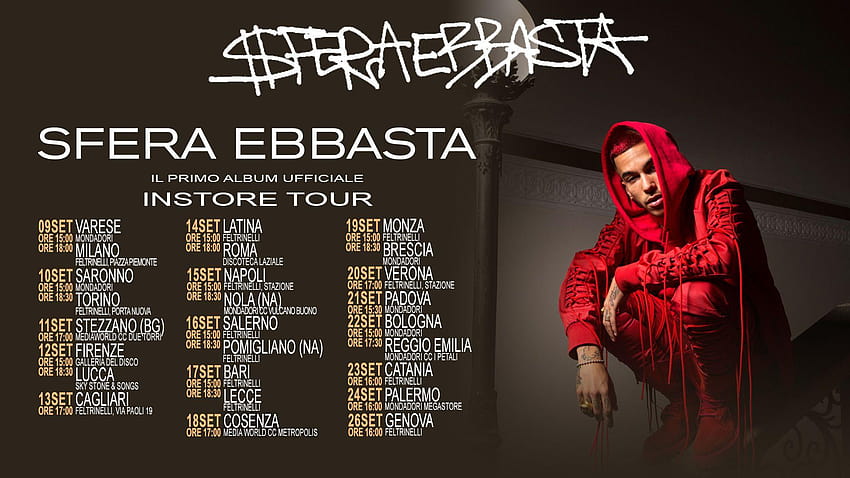 Sfera Ebbasta, via al tour ufficiale: in primavera tornerà a Milano HD 월페이퍼
