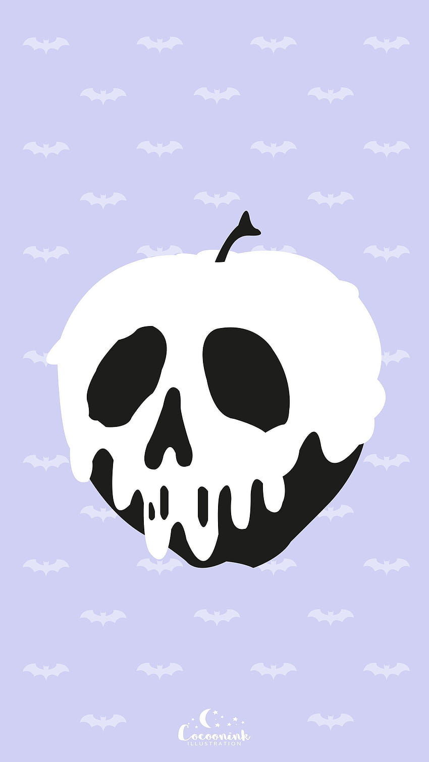 Fond d'écran Halloween, vergifteter Apfel HD-Handy-Hintergrundbild