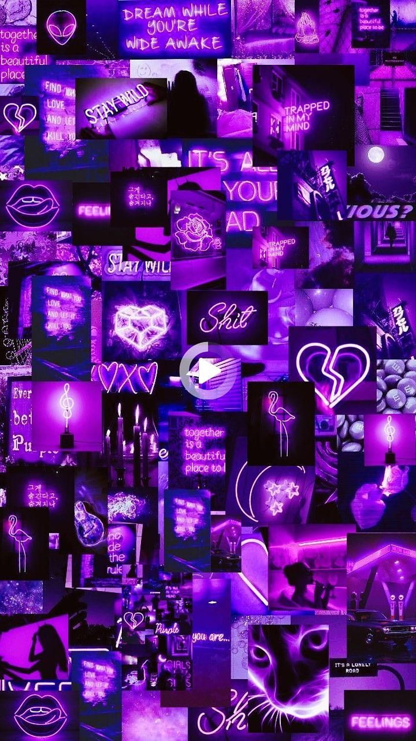 Loockscream Cores in 2021, purple neon aesthetic HD phone wallpaper ...