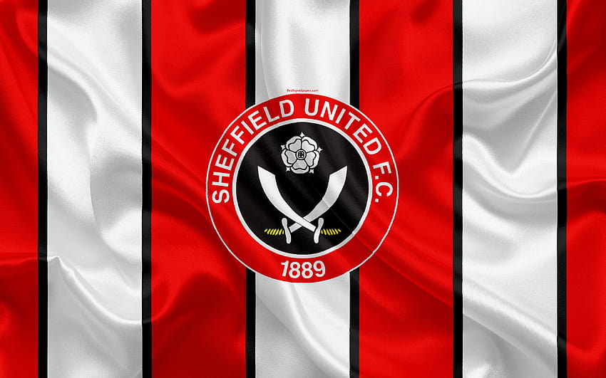 Sheffield United FC ธงไหม ตราสัญลักษณ์ โลโก้ วอลล์เปเปอร์ HD