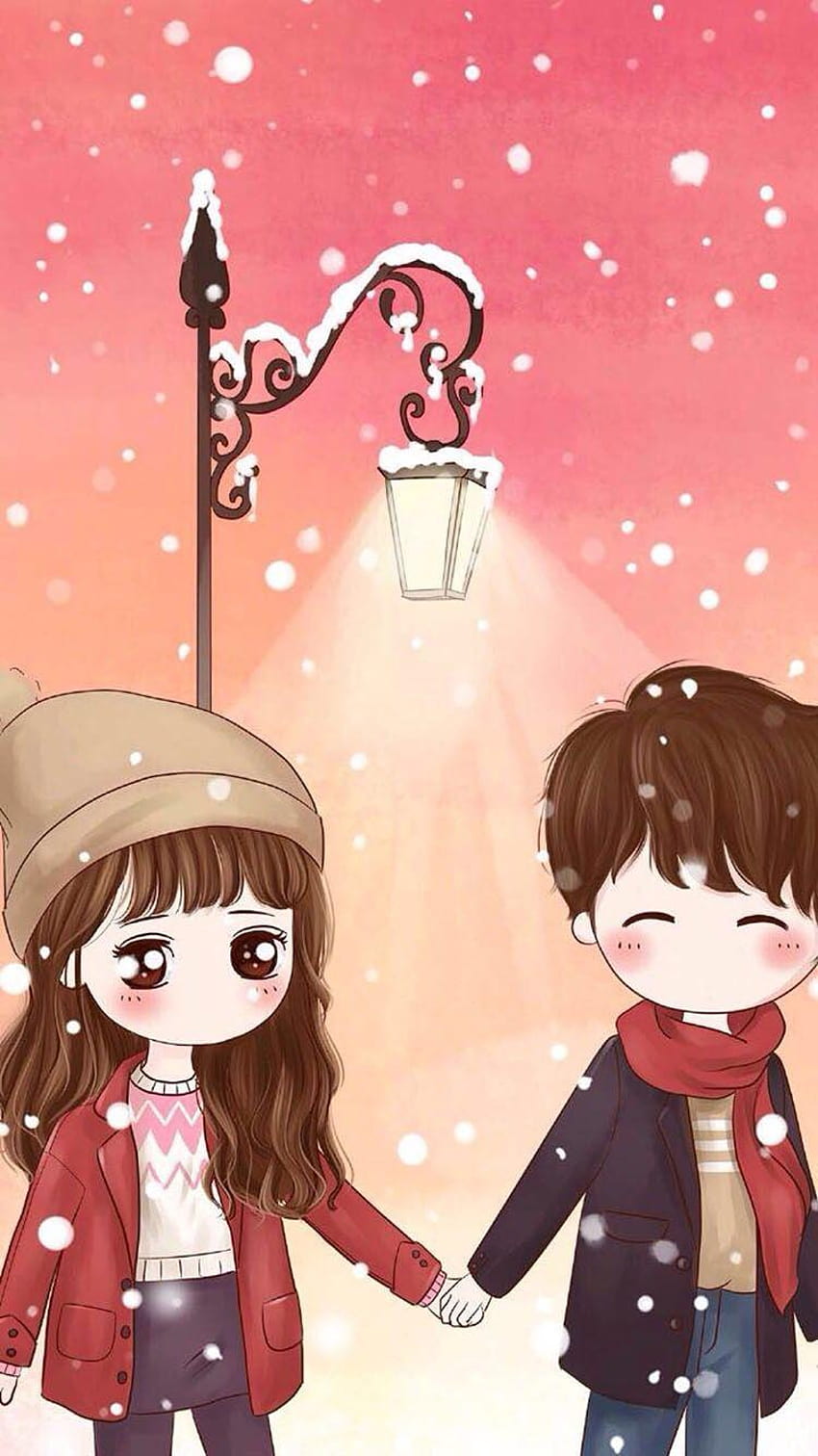 : Cute Couple Cartoon, cute couple anime HD phone wallpaper