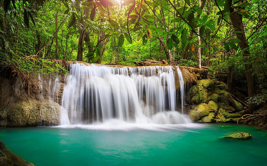 Beautiful waterfall Ultra, environment u HD wallpaper